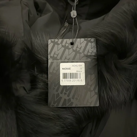 MACKAGE ADALI-BX BLACK S - BRAND NEW LADIES DOWN COAT - Picture 5 of 6